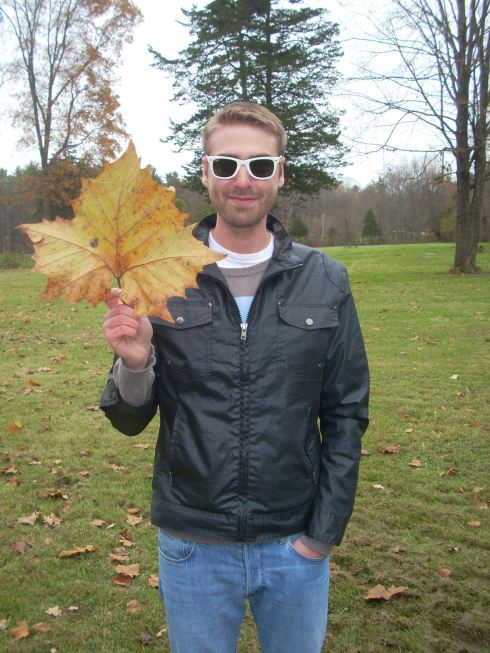 Me with Massive Maple Leaf