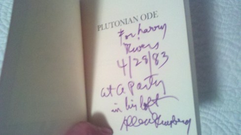 Plutonian Ode Inscription